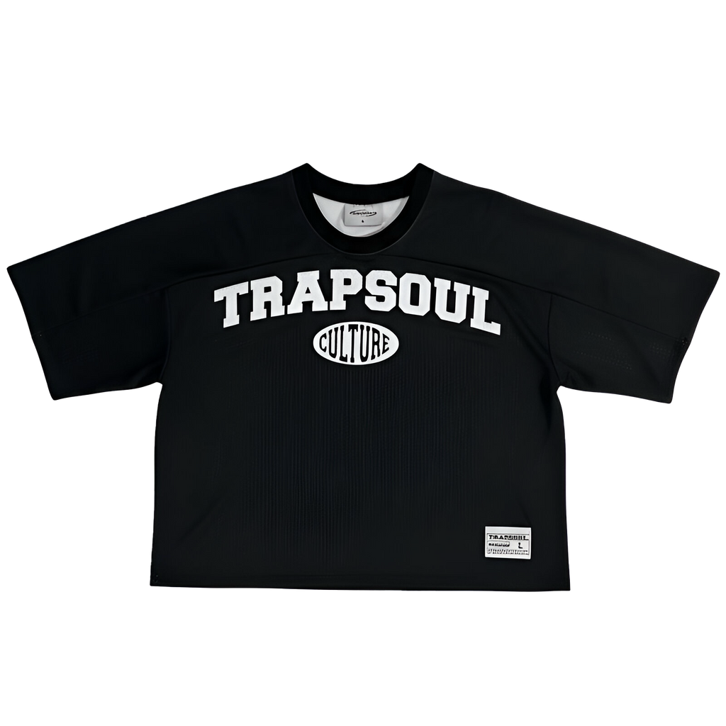 BOX FIT JERSEY - [BLACK & WHITE]