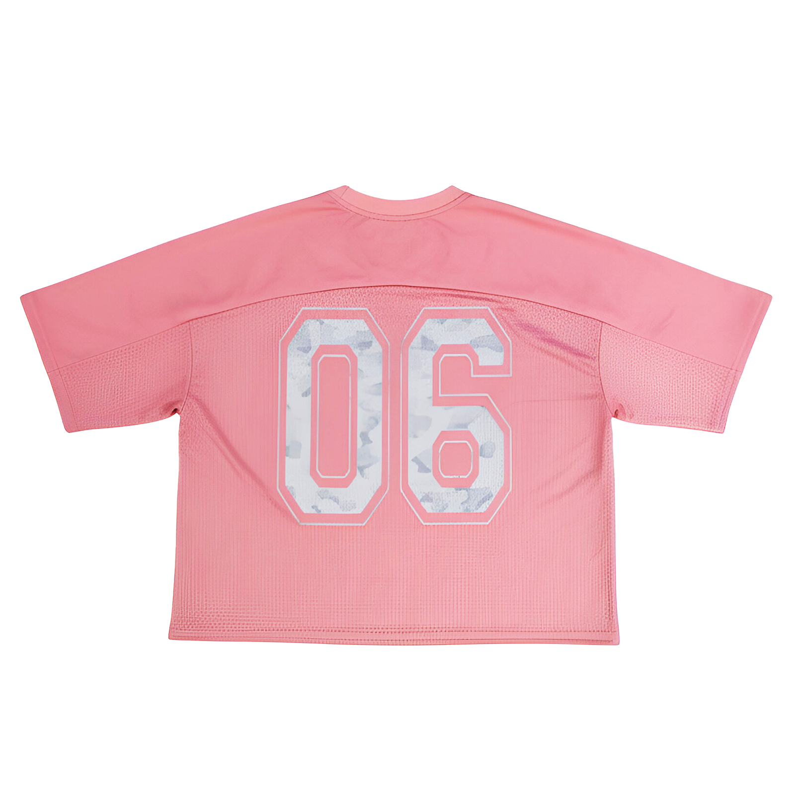 BOX FIT JERSEY - [PINK & WHITE CAMO]