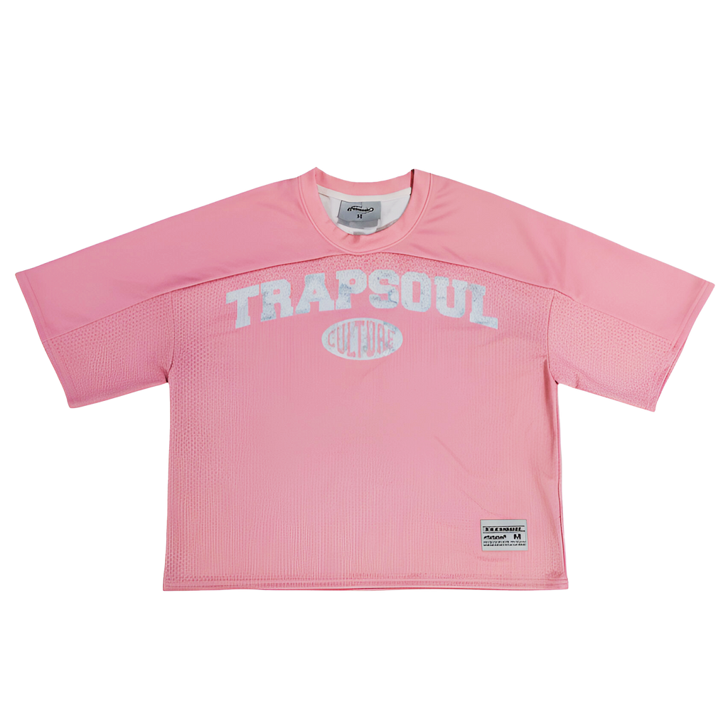 BOX FIT JERSEY - [PINK & WHITE CAMO]