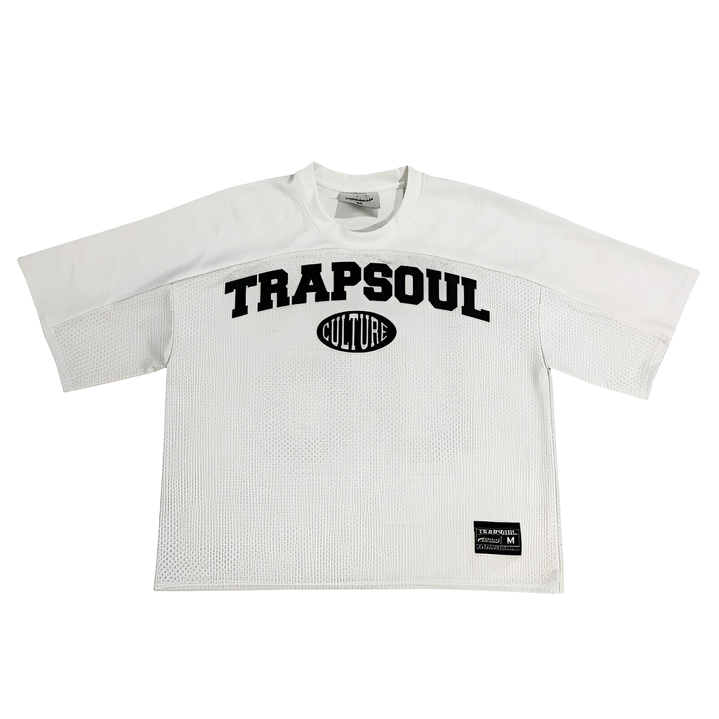 BOX FIT JERSEY - [WHITE & BLACK]