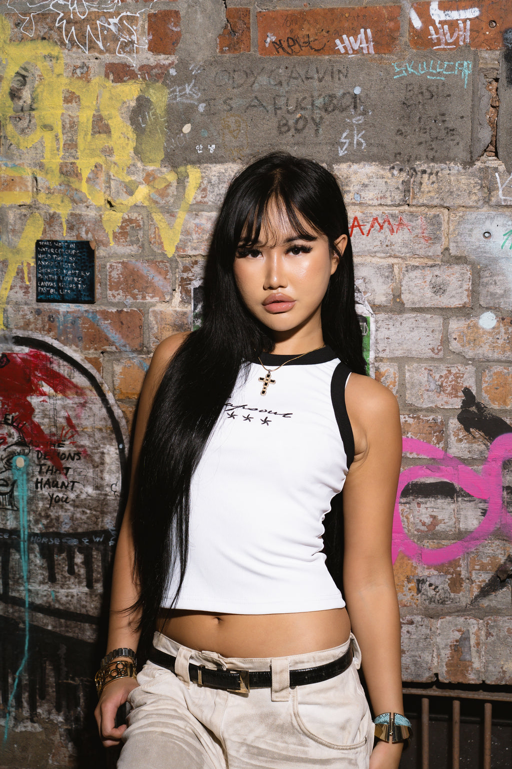 RIBBED TANK TOP